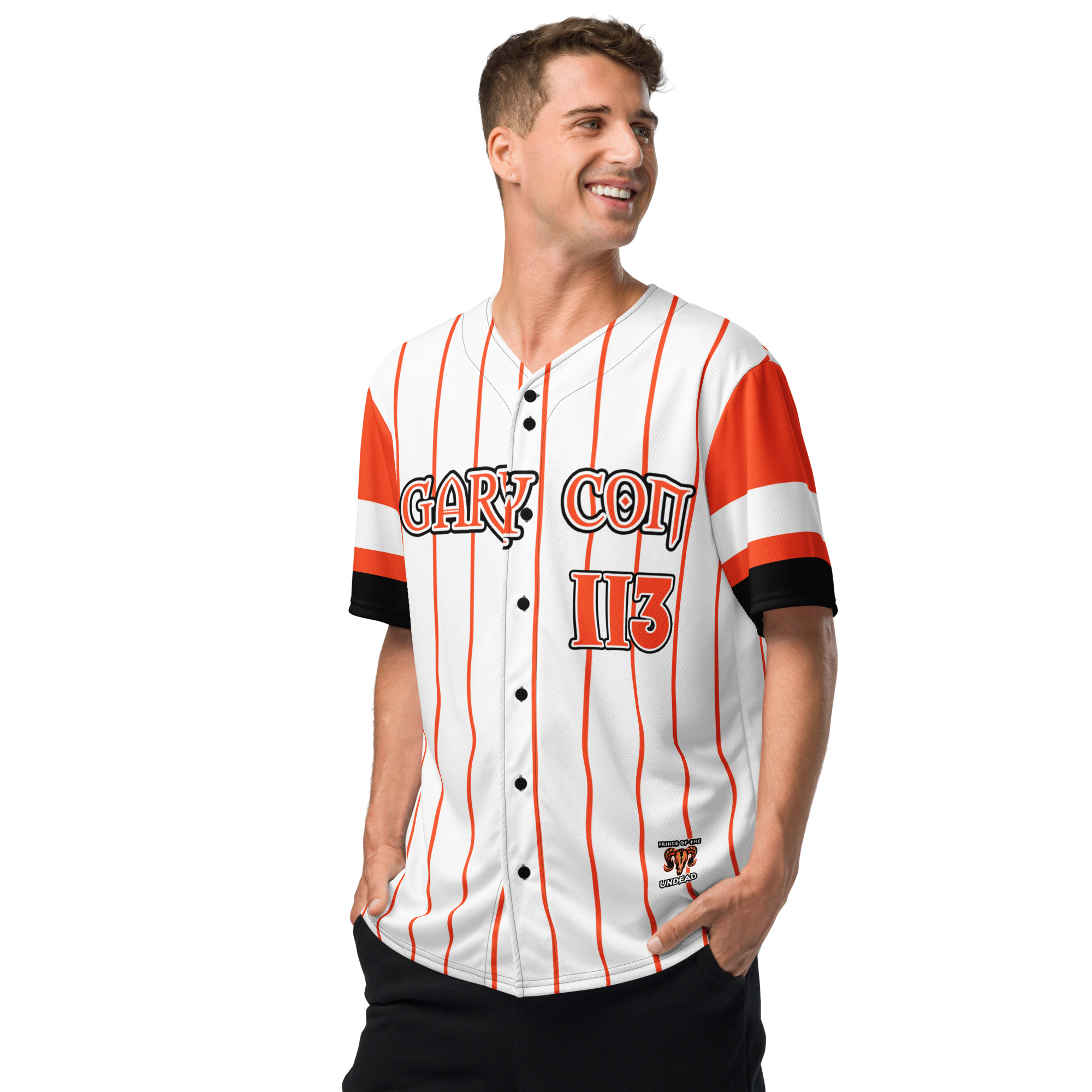 Baseball Jersey - White Orcus